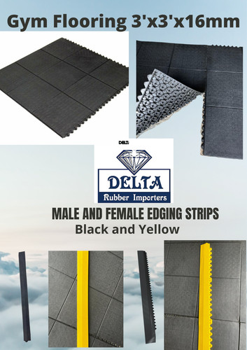 Interlocking rubber floor - rubber, mats